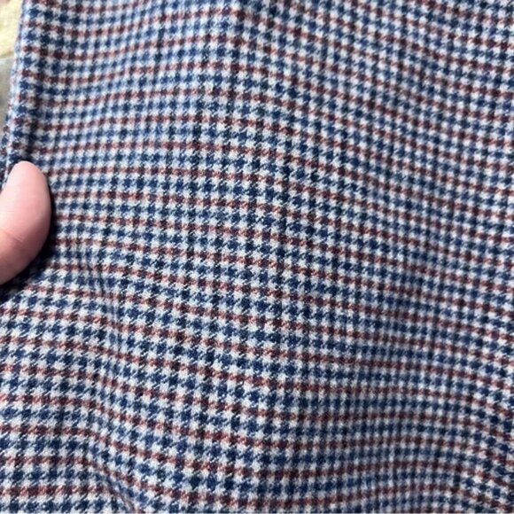 Aritzia Wilfred Wool Cashmere Blend Trousers Houndstooth Size 6 - Picture 7 of 8